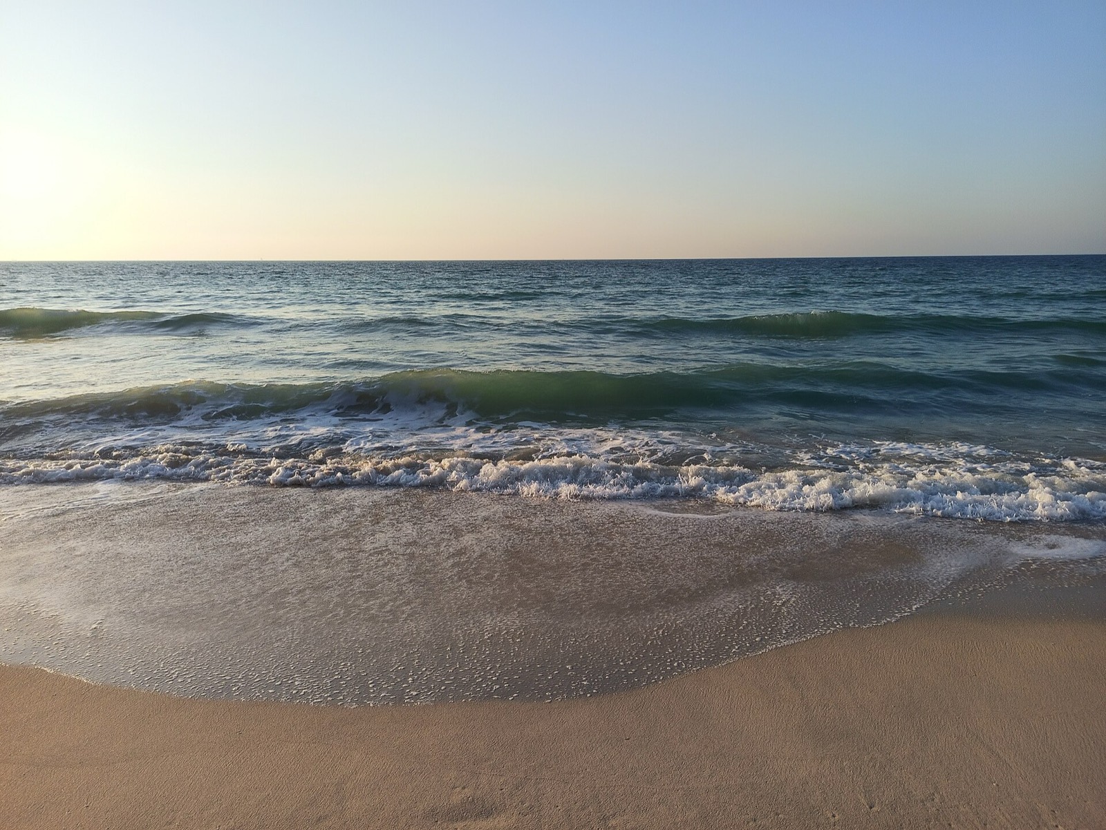 Waves on Ajman beach